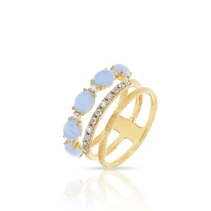 W.KRUK - Pierścionek złoty Nanis