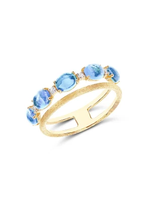 W.KRUK Pierścionek złoty Nanis