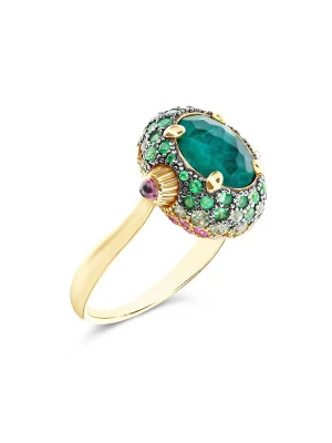 W.KRUK Pierścionek złoty Nanis