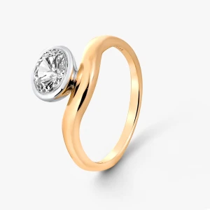 W.KRUK Pierścionek złoty Nuova