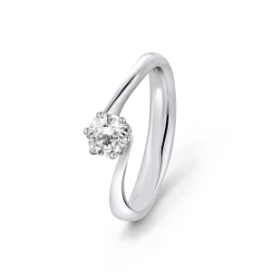 W.KRUK Pierścionek złoty Recarlo