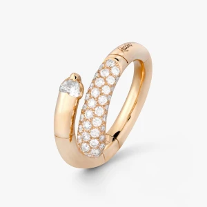 W.KRUK Pierścionek złoty Recarlo