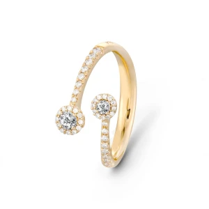 W.KRUK Pierścionek złoty Recarlo