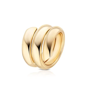 W.KRUK - Pierścionek złoty spirala