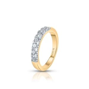 W.KRUK - Pierścionek złoty z brylantami