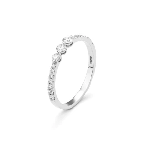 W.KRUK Pierścionek złoty z brylantami