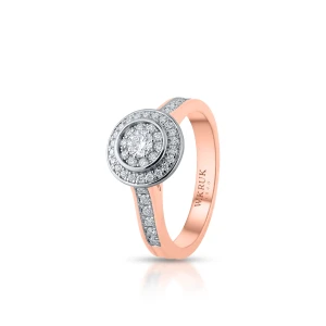 W.KRUK Pierścionek złoty z brylantami