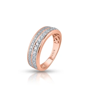 W.KRUK Pierścionek złoty z brylantami