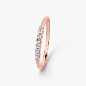 W.KRUK Pierścionek złoty z brylantami