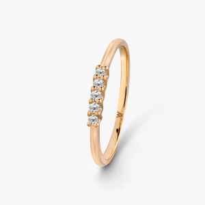 W.KRUK Pierścionek złoty z brylantami