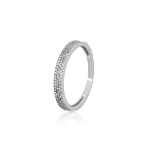 W.KRUK - Pierścionek złoty z diamentami