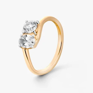 W.KRUK Pierścionek złoty Nuova