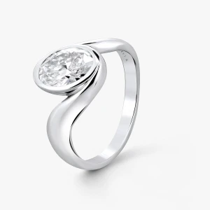 W.KRUK Pierścionek złoty Nuova