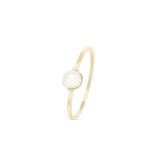W.KRUK - Pierścionek złoty z perłą