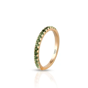 W.KRUK Pierścionek złoty z szafirami