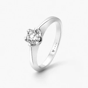 W.KRUK Pierścionek zaręczynowy złoty Jedyny