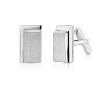 W.KRUK - Spinki do koszuli srebrne W.KRUK