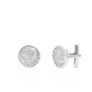 W.KRUK Spinki do koszuli stalowe okrągłe