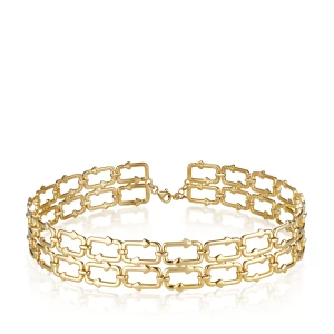 Zdjęcie produktu W.KRUK Srebrny choker Longplay