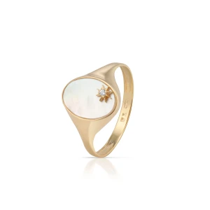 Zdjęcie produktu W.KRUK Sygnet złoty Alchemia