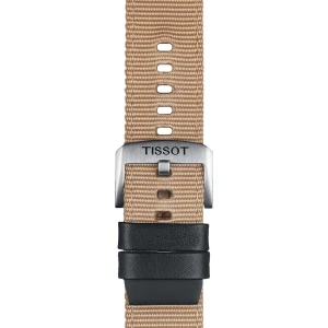 W.KRUK Tissot beżowy pasek materiałowy 22 mm