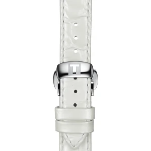 W.KRUK Tissot biały pasek skórzany 16 mm