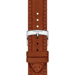 W.KRUK Tissot brązowy pasek skórzany 21 mm