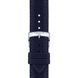 W.KRUK Tissot ciemnogranatowy pasek materiałowy 21 mm