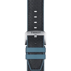 W.KRUK Tissot niebieski pasek wykonany ze skóry i gumy 22 mm