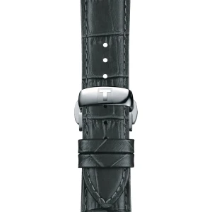 W.KRUK Tissot szary pasek skórzany 21 mm