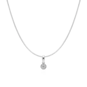 W.KRUK Wisiorek białe złoto z brylantami