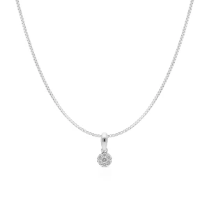 W.KRUK Wisiorek białe złoto z brylantami