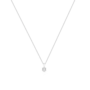 W.KRUK Wisiorek białe złoto z brylantem