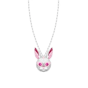 W.KRUK Wisiorek Biały Królik Wonderland PICKY PICA