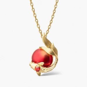 W.KRUK - Wisiorek srebrny KOI