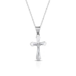 W.KRUK - Wisiorek srebrny krzyżyk