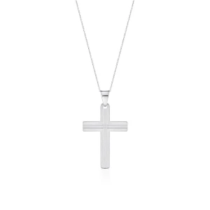 W.KRUK Wisiorek srebrny krzyżyk