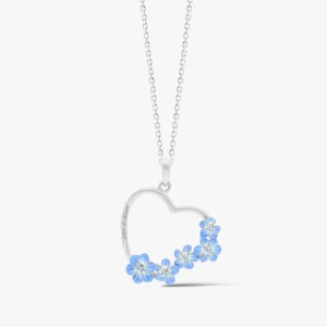 W.KRUK Wisiorek srebrny Kwiaty Nocy