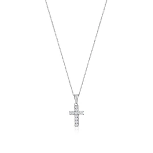 W.KRUK Wisiorek srebrny krzyżyk