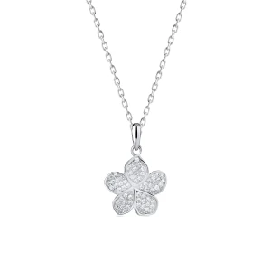 W.KRUK Wisiorek srebrny z cyrkoniami