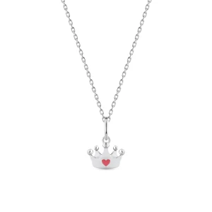 W.KRUK Wisiorek srebrny z motywem korony