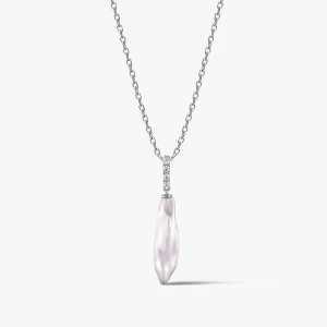 W.KRUK Wisiorek srebrny z perłą