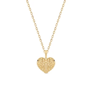 W.KRUK Wisiorek złoty ażurowe serce