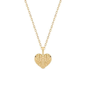 W.KRUK Wisiorek złoty ażurowe serce