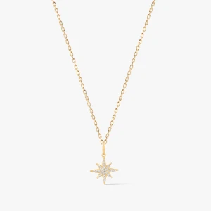 W.KRUK Wisiorek złoty gwiazdka