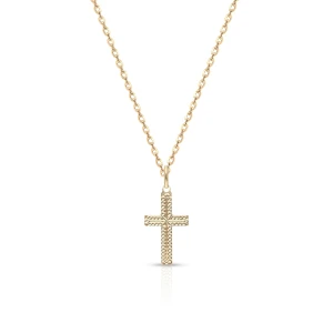 W.KRUK Wisiorek złoty krzyżyk