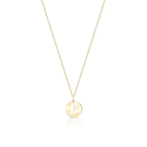 W.KRUK Wisiorek złoty literka B