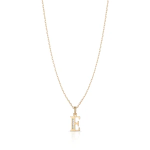 W.KRUK Wisiorek złoty literka E