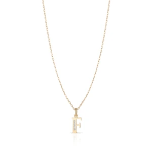 W.KRUK Wisiorek złoty literka F