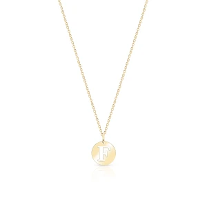 W.KRUK Wisiorek złoty literka F